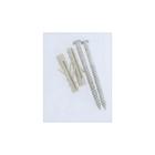 Душевая стойка ZEIN S02, с пластиковой прозрачной мыльницей и крепежом, сатин - Фото 5