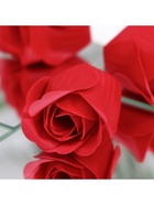 Мыльные розочки, красные, набор 3 шт., в коробке - Фото 6