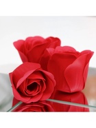 Мыльные розочки, красные, набор 3 шт., в коробке - Фото 7