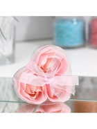 Мыльные розочки, розовые, набор 3 шт. - Фото 4