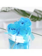 Мыльные розы, синие, набор 3 шт. - Фото 5