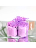 Мыльные розы, фиолетовые, набор 3 шт. - Фото 5