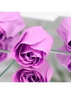 Мыльные розы, фиолетовые, набор 3 шт. - Фото 6
