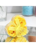 Мыльные розы, жёлтые, набор 3 шт. - Фото 4