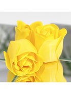Мыльные розы, жёлтые, набор 3 шт. - Фото 7