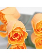 Мыльные розы, оранжевые, набор 3 шт. - Фото 6