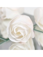 Мыльные розы, белые, набор 3 шт. - Фото 6