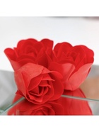 Мыльные розы, красные, набор 6 шт., в коробке - Фото 7