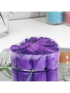 Мыльные розочки, фиолетовые, набор 9 шт. - Фото 5