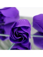Мыльные розочки, фиолетовые, набор 9 шт. - Фото 6