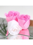 Мыльные розочки, розовые и белые, набор 9 шт. - Фото 7