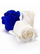 Мыльные розочки, синие и белые, набор 9 шт. - Фото 12