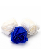 Мыльные розочки, синие и белые, набор 9 шт. - Фото 13