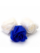 Мыльные розочки, синие и белые, набор 9 шт. - Фото 10