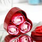 Мыльные розочки, трёхцветные, набор 3 шт. - Фото 3