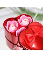 Мыльные розочки, трёхцветные, набор 3 шт. - Фото 7