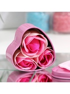 Мыльные розочки, трёхцветные, набор 3 шт., в коробке - Фото 6