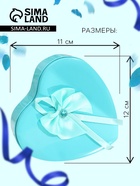 Мыльные розы и медвежонок, набор синий - Фото 2