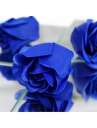 Мыльные розы и медвежонок, набор синий - Фото 8