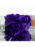 Мыльные розы и медвежонок, набор фиолетовый - Фото 13