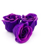 Мыльные розы и медвежонок, набор фиолетовый - Фото 7