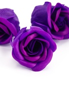 Мыльные розы и медвежонок, набор фиолетовый - Фото 8