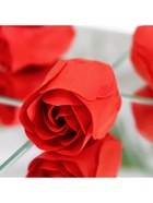 Набор красных мыльных роз в коробке, 10 шт. - Фото 8