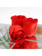 Набор красных мыльных роз в коробке, 10 шт. - Фото 9