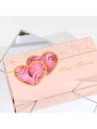 Мыльные розы, розовые, набор 10 шт. - Фото 5