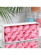 Мыльные розы, розовые, набор 10 шт. - Фото 7