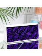 Мыльные розы, фиолетовые, набор 10 шт. - Фото 6