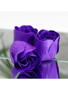 Мыльные розы, фиолетовые, набор 10 шт. - Фото 8