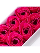 Мыльные розы, фуксия, набор 10 шт. - Фото 13