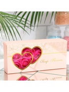 Мыльные розы, фуксия, набор 10 шт. - Фото 4