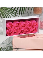 Мыльные розы, фуксия, набор 10 шт. - Фото 6