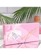 Подарочный набор из 12 красно-розовых мыльных роз с металлической розой - Фото 6