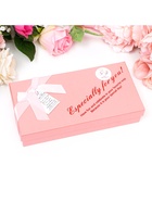 Подарочный набор из 12 красно-розовых мыльных роз с металлической розой - Фото 8