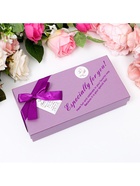 Подарочный набор из 12 красно-фиолетовых мыльных роз с металлической розой - Фото 5