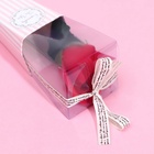 Мыльная роза, красная в картоне, 1 шт. 6962337