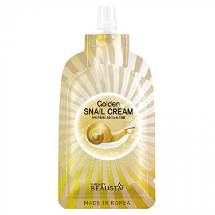 Крем для лица BEAUSTA Golden Snail Cream регенерирующий, с муцином улитки, 15 мл - Фото 1