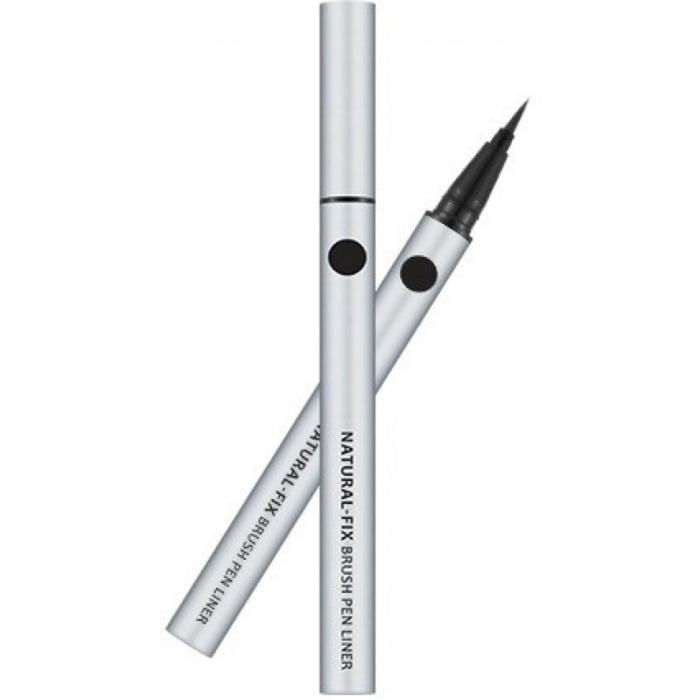 Подводка для глаз MISSHA Natural Fix Brush Pen Liner, цвет чёрный, 0,6 г - Фото 1