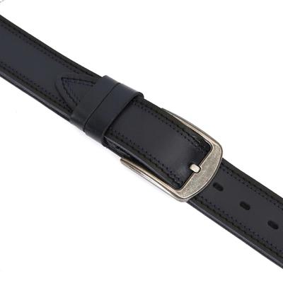 Ремень мужской, ширина 4.5 см, пряжка металл, цвет синий