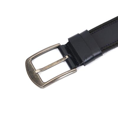 Ремень мужской, ширина 4.5 см, пряжка металл, цвет синий