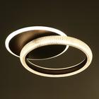 Люстра с ПДУ 1142/1 LED+подсветка 68 Вт 3000К-6000К диммер кофе 41.5×34×10 см BayerLux - фото 3762239