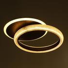 Люстра с ПДУ 1142/1 LED+подсветка 68 Вт 3000К-6000К диммер кофе 41.5×34×10 см BayerLux - фото 3762241