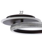 Люстра с ПДУ 1142/1 LED+подсветка 68 Вт 3000К-6000К диммер кофе 41.5×34×10 см BayerLux - фото 3762244