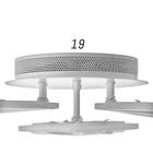 Люстра с ПДУ 1533/4WT LED 76Вт 3000-6000К диммер белый 65х10 см 5487525