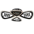 Люстра с ПДУ 1531/4BK LED 84Вт 3000-6000К диммер черный 57х10 см BayerLux - фото 24578306