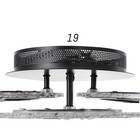 Люстра с ПДУ 1531/4BK LED 84Вт 3000-6000К диммер черный 57х10 см BayerLux - фото 24578314