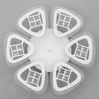 Люстра с ПДУ 1547/6WT LED 96Вт 3000-6000К диммер белый 48х48х7 см BayerLux - фото 30897573